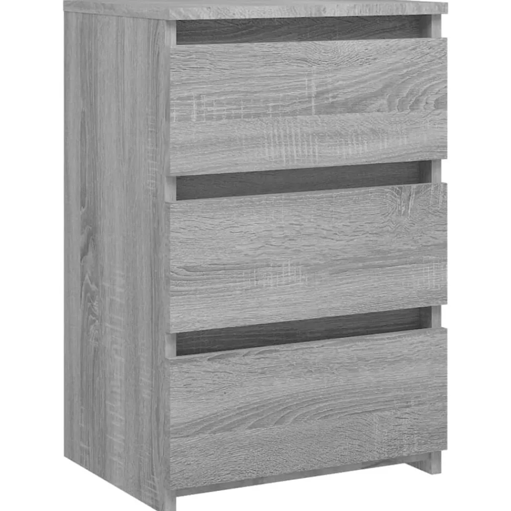 Nachtkastje 40x35x62,5 cm bewerkt hout eikenkleur>vidaXL Discount