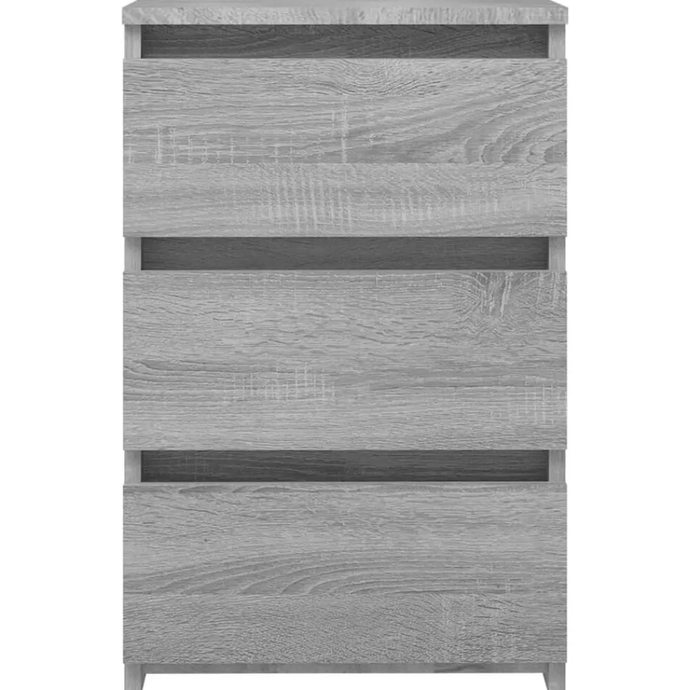 Nachtkastje 40x35x62,5 cm bewerkt hout eikenkleur>vidaXL Discount