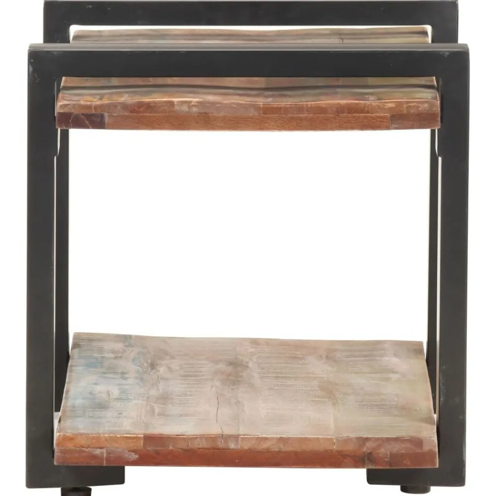 Nachtkastje 50x40x40 cm massief gerecycled hout>vidaXL Sale