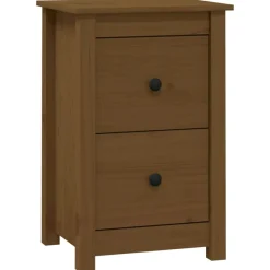 Nachtkastje 40x35x61,5 cm massief grenenhout>vidaXL Online