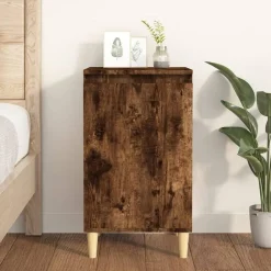 Nachtkastje 40x35x70 cm bewerkt hout kleurig>vidaXL