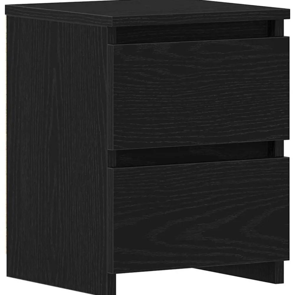 Tafels*vidaXL Nachtkastje 30x30x40 cm bewerkt hout Wit