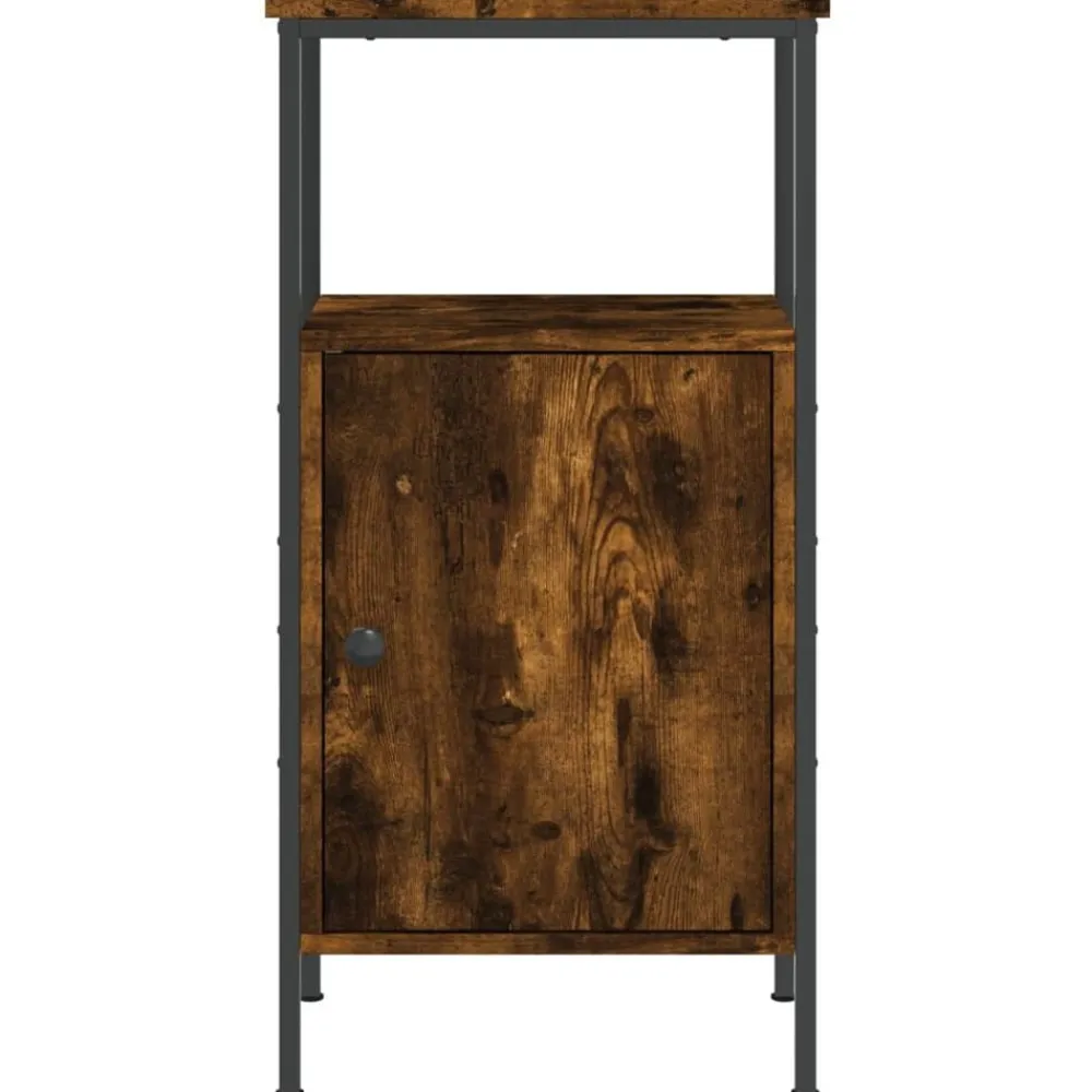 Nachtkastje 41x31x80 cm bewerkt hout kleurig>vidaXL Sale