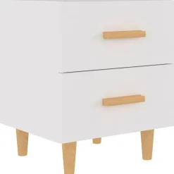 Tafels*vidaXL Nachtkastje 40x35x47,5 cm Wit