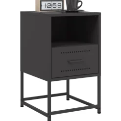 Nachtkastjes 2 st 36x39x60,5 cm staal><noscript><img width=
