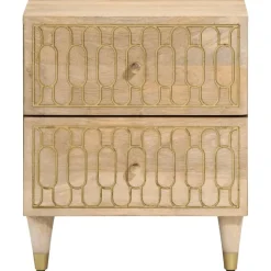 Nachtkastjes 2 st 40x33x46 cm massief mangohout><noscript><img width=
