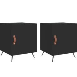 Nachtkastjes 2 st 40x40x50 cm bewerkt hout>vidaXL Online