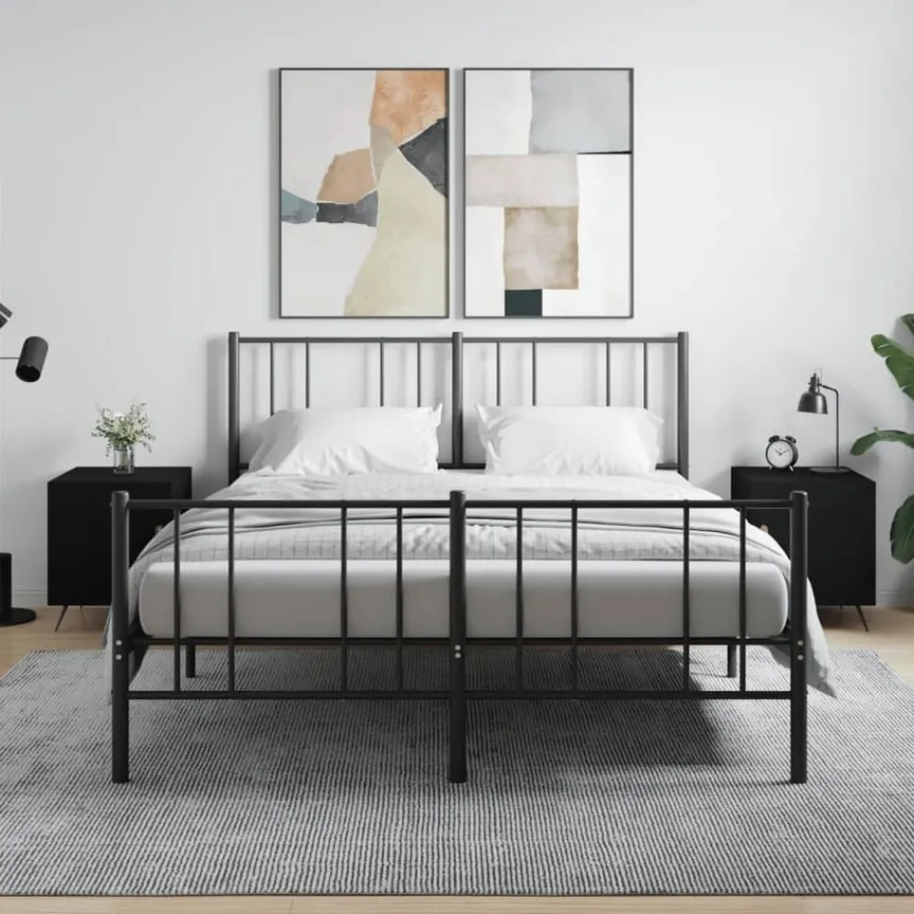 Nachtkastjes 2 st 40x40x50 cm bewerkt hout>vidaXL Online