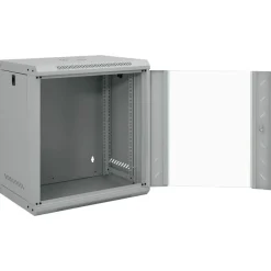 Elektronica*vidaXL Netwerk kabinet met opslag 53 x 45 x 60 cm Staal Grijs