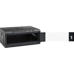 Elektronica*vidaXL Netwerk kabinet met opslag 53 x 45 x 21 cm Staal Zwart