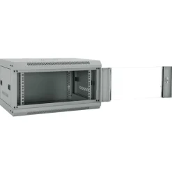 Elektronica*vidaXL Netwerk kabinet met opslag 60 x 45 x 35 cm Staal Grijs