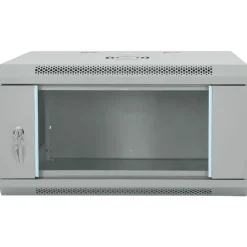 Elektronica*vidaXL Netwerk kabinet met opslag 60 x 45 x 35 cm Staal Grijs