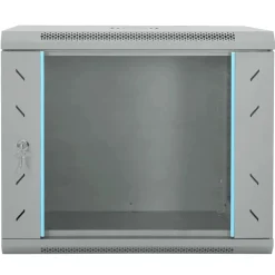 Elektronica*vidaXL Netwerk kabinet met opslag 60 x 45 x 50 cm Staal Grijs