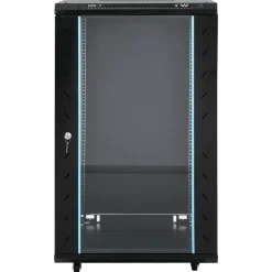 Elektronica*vidaXL Netwerkkast met draaiwieltjes 18U 19