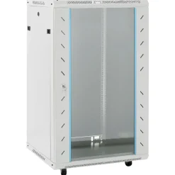 Elektronica*vidaXL Netwerkkast 18U 19" IP20 60x60x100 cm Grijs