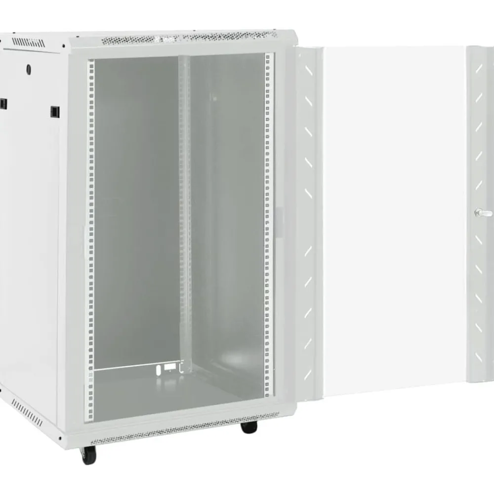 Elektronica*vidaXL Netwerkkast 18U 19" IP20 60x60x100 cm Grijs