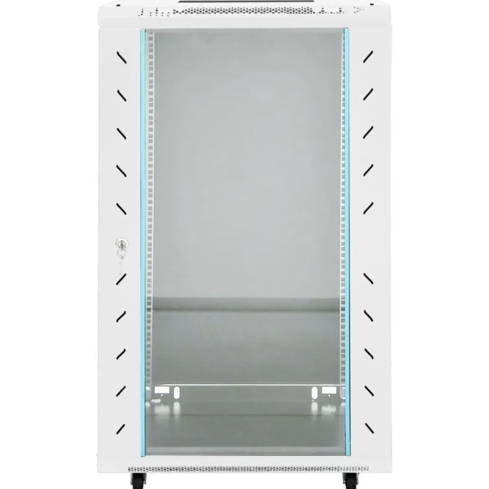 Elektronica*vidaXL Netwerkkast 18U 19" IP20 60x60x100 cm Grijs