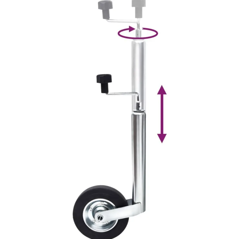 Neuswiel voor aanhanger 48 mm gegalvaniseerd staal>vidaXL Online