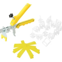 Gereedschap*vidaXL Nivelleringssysteem voor tegels 250 wiggen 500 klemmen 1 mm