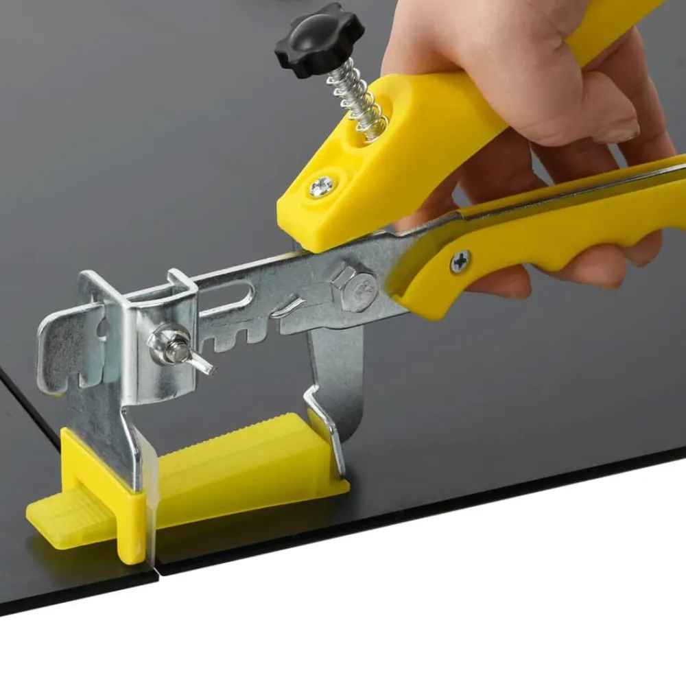 Gereedschap*vidaXL Nivelleringssysteem voor tegels 250 wiggen 500 klemmen 1 mm