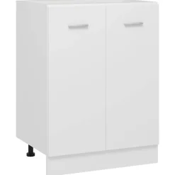 Kasten & Opbergmeubelen*vidaXL Onderkast Lyon 60x46x81,5 cm bewerkt hout Wit