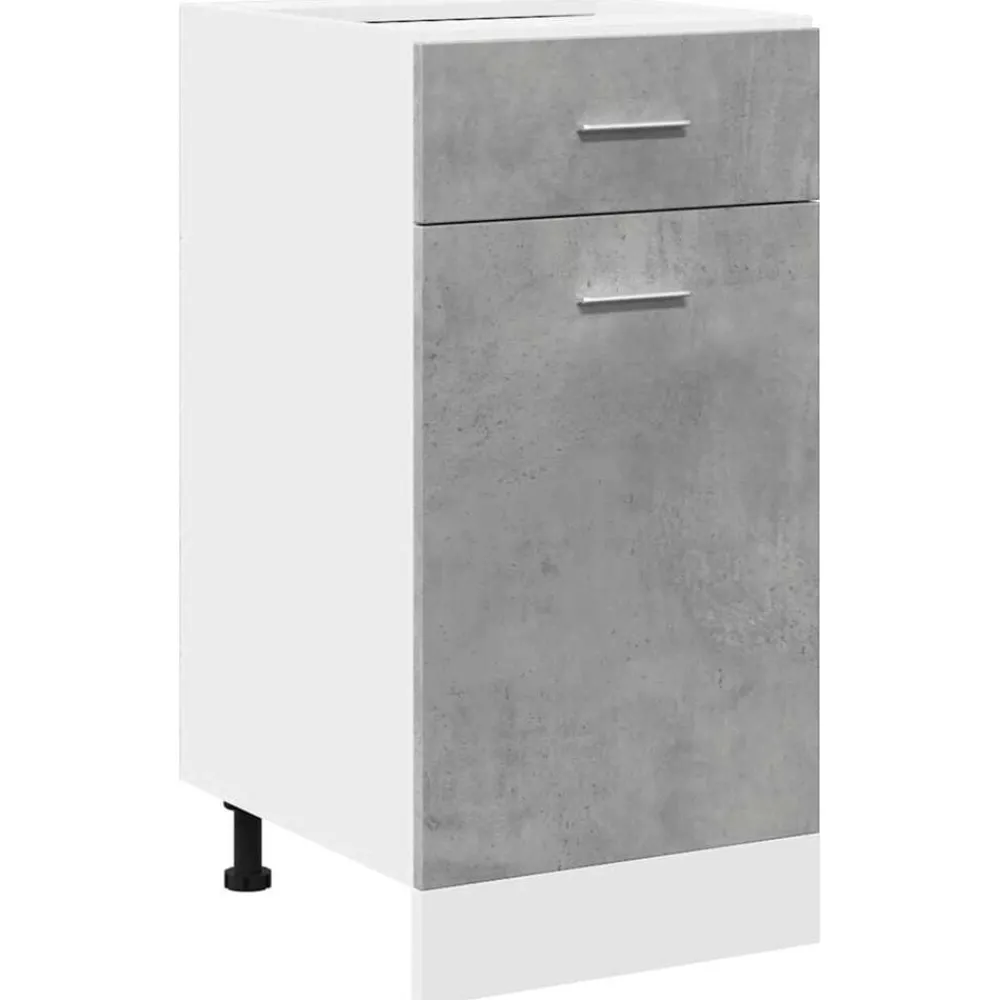Onderkast met lade Lyon 40x46x81,5 cm bewerkt hout>vidaXL New