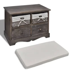Opbergbank 62x33x42 cm paulowniahout bruin><noscript><img width=