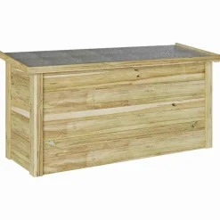 Opbergbox Naturel 119 x 44,5 x 58 cm Geïmpregneerd grenenhout>vidaXL Sale