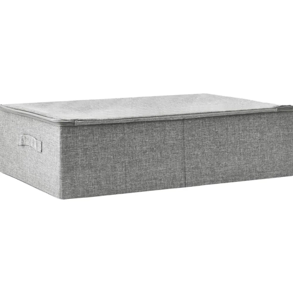 Huishoudelijke Benodigdheden*vidaXL Opbergbox 70x40x18 cm stof Grijs