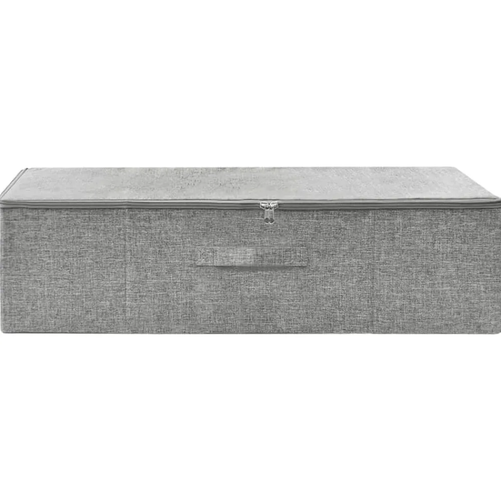 Huishoudelijke Benodigdheden*vidaXL Opbergbox 70x40x18 cm stof Grijs