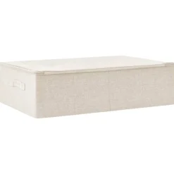 Huishoudelijke Benodigdheden*vidaXL Opbergbox 70x40x18 cm stof crèmekleurig Cr&egrave;me