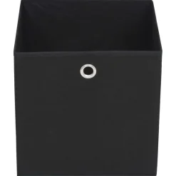 Huishoudelijke Benodigdheden*vidaXL Opbergboxen 4 st 32x32x32 cm nonwoven stof Zwart