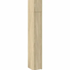 Opbergkast smal 30x42,5x225 cm bewerkt hout kleurig>vidaXL Online