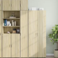 Opbergkast smal 30x42,5x225 cm bewerkt hout kleurig>vidaXL Online