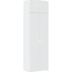 Opbergkast 70x42,5x225 cm bewerkt hout>vidaXL Outlet