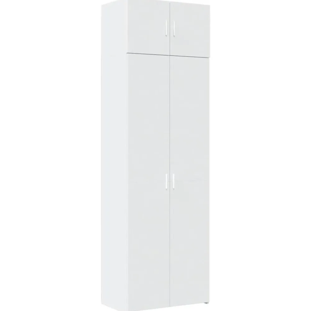 Opbergkast 70x42,5x225 cm bewerkt hout>vidaXL Outlet