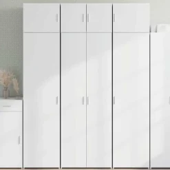 Opbergkast 70x42,5x225 cm bewerkt hout>vidaXL Outlet