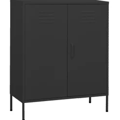 Opbergkast 80x35x101,5 cm staal kleurig>vidaXL New