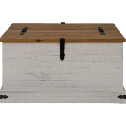 Opbergkist HALDEN 91x91x47 cm massief grenenhout><noscript><img width=