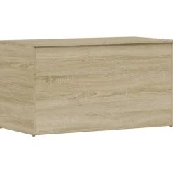 Kasten & Opbergmeubelen*vidaXL Opbergkist 84x42x46 cm bewerkt hout kleurig Sonoma eiken