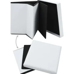 Opbergkrukken inklapbaar 2 st kunstleer><noscript><img width=