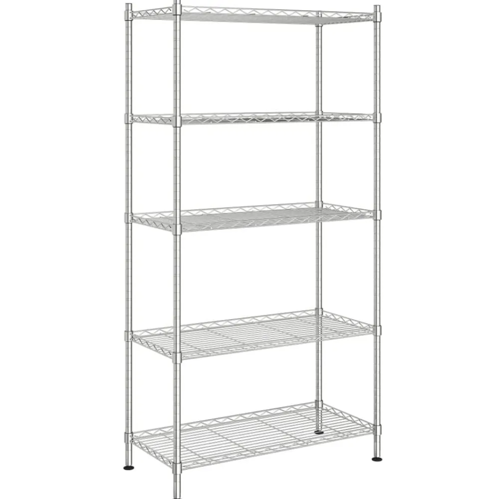 Opbergrek 5-laags 250 kg 90x35x180 cm kleurig>vidaXL Online