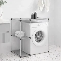 Opbergrek voor boven wasmachine 87x55x90,5 cm ijzer>vidaXL Best