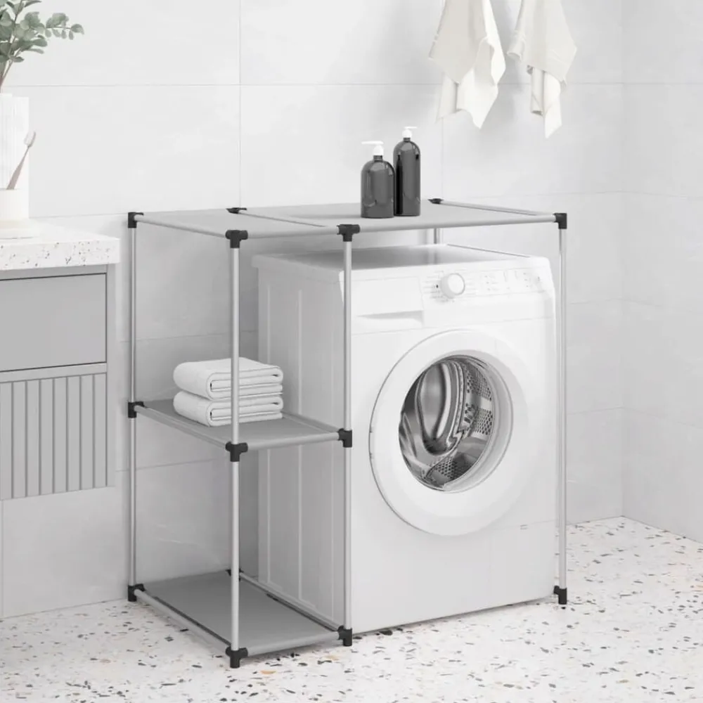 Opbergrek voor boven wasmachine 87x55x90,5 cm ijzer>vidaXL Best
