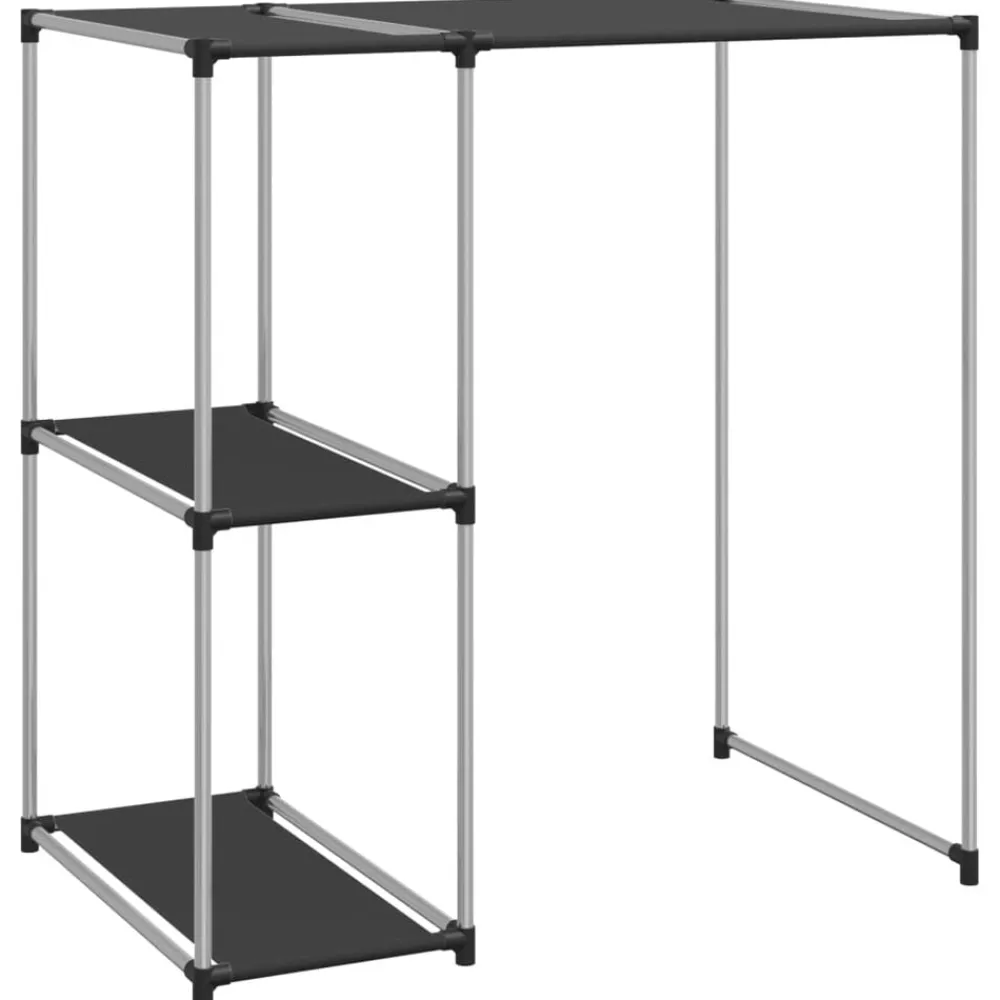 Badkameraccessoires*vidaXL Opbergrek voor boven wasmachine 87x55x90,5 cm ijzer Zwart