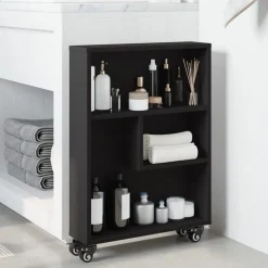 Opbergtrolley smal 48x13x68 cm bewerkt hout><noscript><img width=