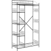 Open Kledingkast met plank Zwart 101 x 43 x 188 cm Staal>vidaXL Sale