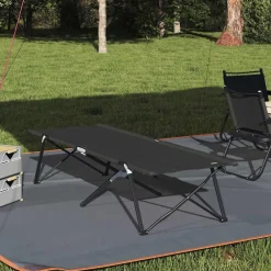 Opvouwbaar Camping Bed 206 x 76 x 74 cm Oxford en Staal>vidaXL Best