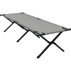 Buitensport*vidaXL Opvouwbaar Camping Bed 193 x 69 x 45 cm Oxford stof Grijs