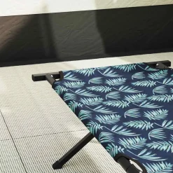 Opvouwbaar Camping Bed Blad Bossen 193 x 69 x 45 cm Oxford stof><noscript><img width=